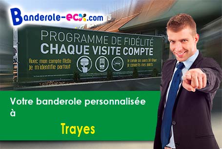 Création graphique offerte de votre banderole publicitaire à Trayes (Deux-Sèvres/79240)