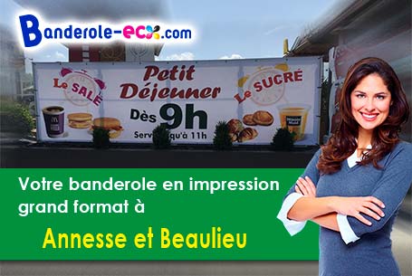 Banderole publicitaire pour vos foires à Annesse-et-Beaulieu (Dordogne/24430)