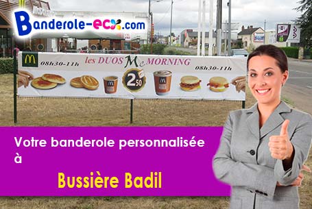 Commandez votre banderole pas cher à Bussière-Badil (Dordogne/24360)