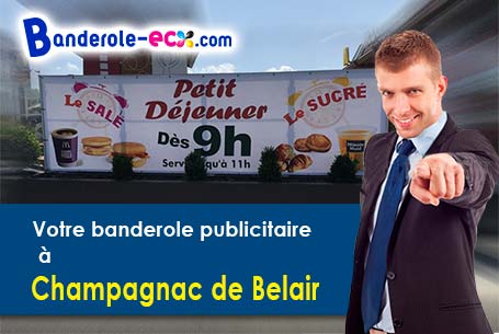 Banderole publicitaire pour vos foires à Champagnac-de-Belair (Dordogne/24530)