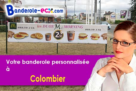 Commandez votre banderole pas cher à Colombier (Dordogne/24560)