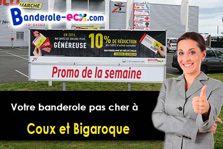 Banderole publicitaire pour vos foires à Coux-et-Bigaroque (Dordogne/24220)
