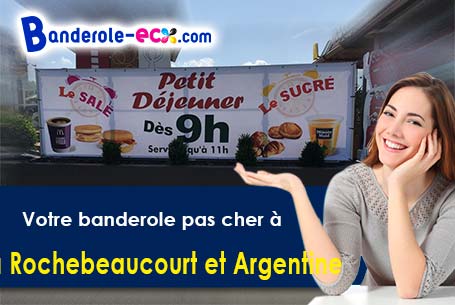 Banderole publicitaire pour vos foires à La Rochebeaucourt-et-Argentine (Dordogne/24340)