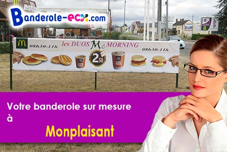 A Monplaisant (Dordogne/24170) commandez votre banderole personnalisée