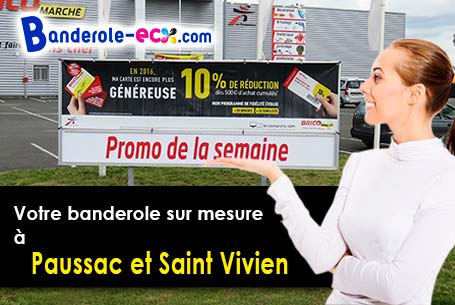 Commandez votre banderole pas cher à Paussac-et-Saint-Vivien (Dordogne/24310)