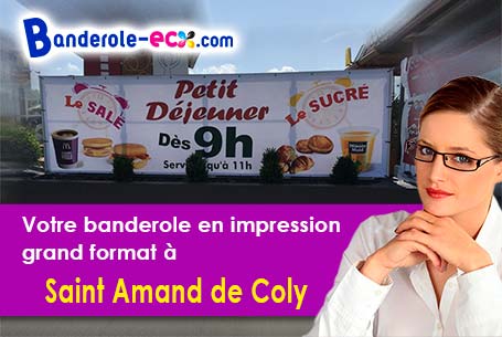 Banderole publicitaire pour vos foires à Saint-Amand-de-Coly (Dordogne/24290)