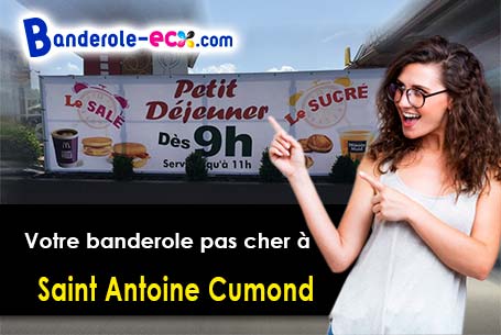 Banderole publicitaire pour vos foires à Saint-Antoine-Cumond (Dordogne/24410)