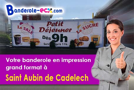 Banderole publicitaire pour vos foires à Saint-Aubin-de-Cadelech (Dordogne/24500)