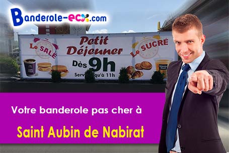 Banderole publicitaire pour vos foires à Saint-Aubin-de-Nabirat (Dordogne/24250)