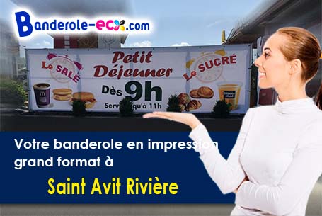Commandez votre banderole pas cher à Saint-Avit-Rivière (Dordogne/24540)