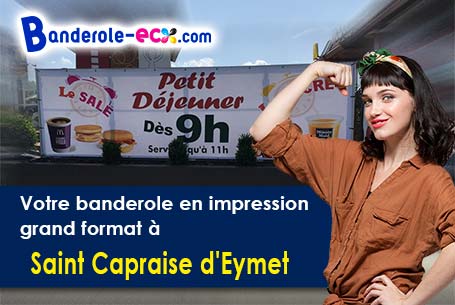 Banderole publicitaire pour vos foires à Saint-Capraise-d'Eymet (Dordogne/24500)