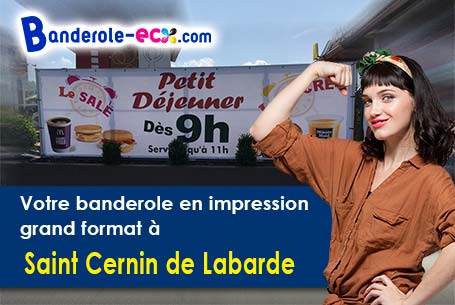 Banderole publicitaire pour vos foires à Saint-Cernin-de-Labarde (Dordogne/24560)