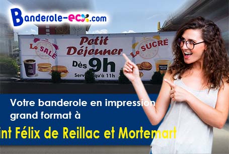 Banderole publicitaire pour vos foires à Saint-Félix-de-Reillac-et-Mortemart (Dordogne/24260)