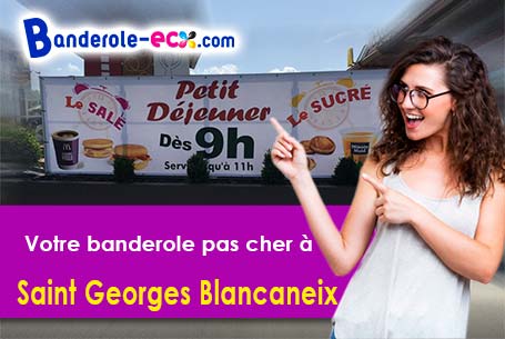 A Saint-Georges-Blancaneix (Dordogne/24130) commandez votre banderole personnalisée