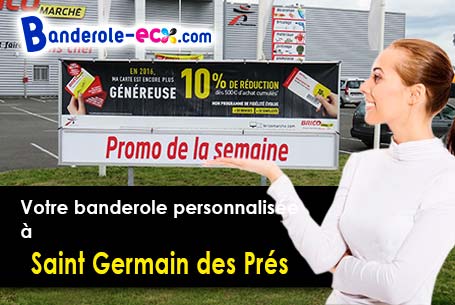 Banderole publicitaire pour vos foires à Saint-Germain-des-Prés (Dordogne/24160)