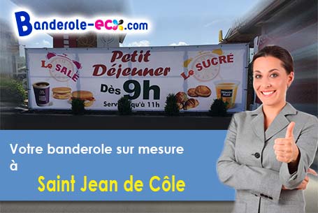 Banderole publicitaire pour vos foires à Saint-Jean-de-Côle (Dordogne/24800)