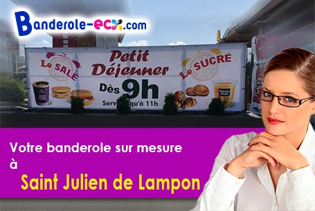 Banderole publicitaire pour vos foires à Saint-Julien-de-Lampon (Dordogne/24370)