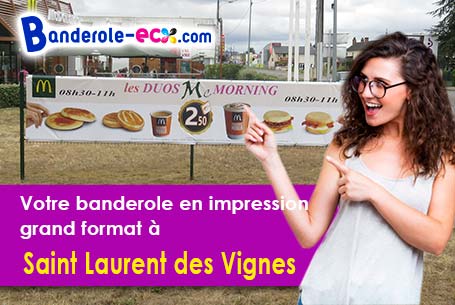 Banderole publicitaire pour vos foires à Saint-Laurent-des-Vignes (Dordogne/24100)