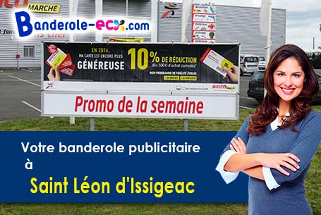 Banderole publicitaire pour vos foires à Saint-Léon-d'Issigeac (Dordogne/24560)