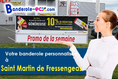 A Saint-Martin-de-Fressengeas (Dordogne/24800) commandez votre banderole personnalisée