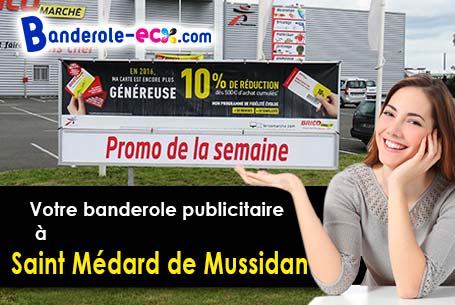 Banderole publicitaire pour vos foires à Saint-Médard-de-Mussidan (Dordogne/24400)