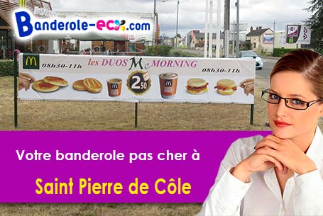Banderole publicitaire pour vos foires à Saint-Pierre-de-Côle (Dordogne/24800)