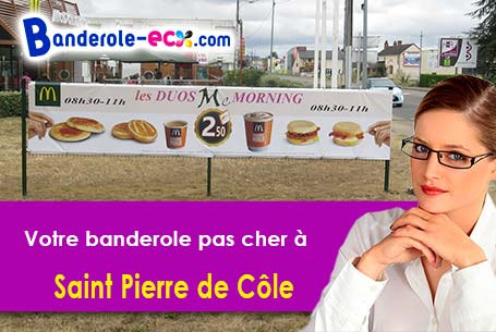Banderole publicitaire pour vos foires à Saint-Pierre-de-Côle (Dordogne/24800)