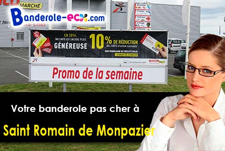 Banderole publicitaire pour vos foires à Saint-Romain-de-Monpazier (Dordogne/24540)
