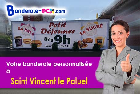 A Saint-Vincent-le-Paluel (Dordogne/24200) commandez votre banderole personnalisée
