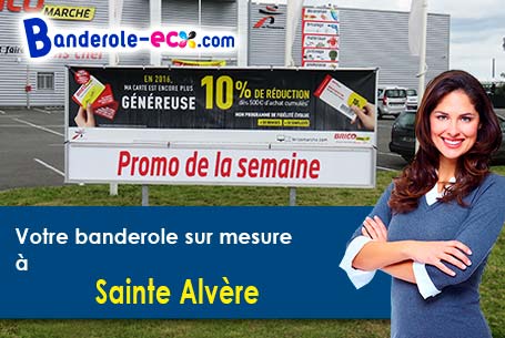 Banderole publicitaire pour vos foires à Sainte-Alvère (Dordogne/24510)
