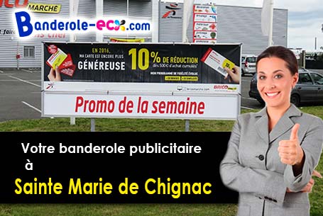 Banderole publicitaire pour vos foires à Sainte-Marie-de-Chignac (Dordogne/24330)