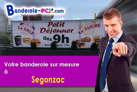 A Segonzac (Dordogne/24600) commandez votre banderole personnalisée