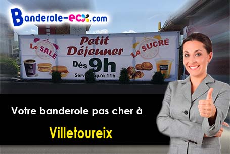 A Villetoureix (Dordogne/24600) commandez votre banderole personnalisée