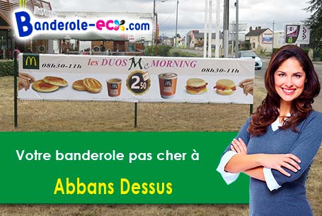 Banderole publicitaire pour vos foires à Abbans-Dessus (Doubs/25440)