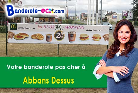 Banderole publicitaire pour vos foires à Abbans-Dessus (Doubs/25440)