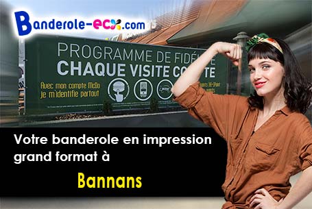 Banderole publicitaire pour vos foires à Bannans (Doubs/25560)