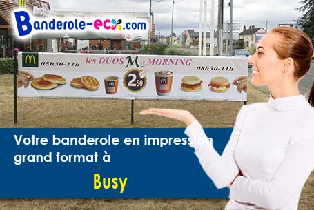 Commandez votre banderole pas cher à Busy (Doubs/25320)