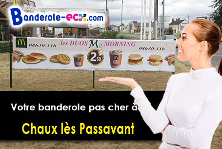 Banderole publicitaire pour vos foires à Chaux-lès-Passavant (Doubs/25530)