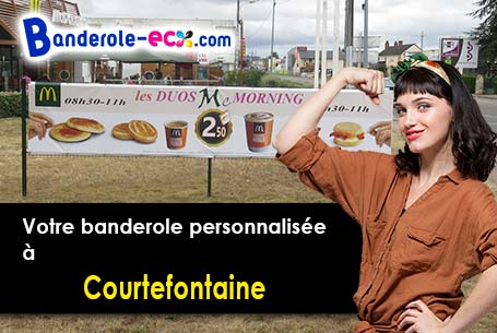 Banderole publicitaire pour vos foires à Courtefontaine (Doubs/25470)
