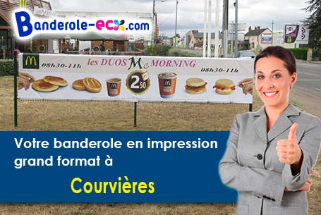A Courvières (Doubs/25560) commandez votre banderole personnalisée