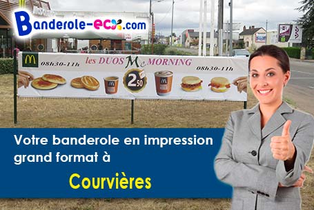 A Courvières (Doubs/25560) commandez votre banderole personnalisée