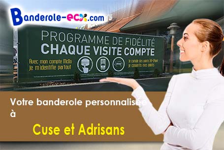 Banderole publicitaire pour vos foires à Cuse-et-Adrisans (Doubs/25680)