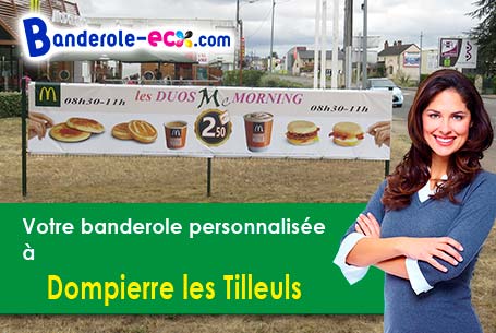 Commandez votre banderole pas cher à Dompierre-les-Tilleuls (Doubs/25560)
