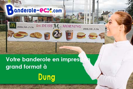 A Dung (Doubs/25550) commandez votre banderole personnalisée