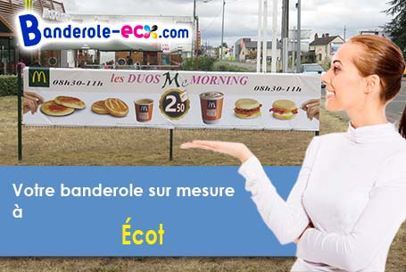 Commandez votre banderole pas cher à Écot (Doubs/25150)