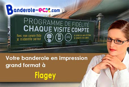 A Flagey (Doubs/25330) commandez votre banderole personnalisée