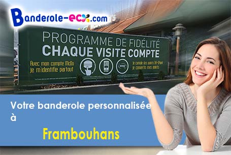 Banderole publicitaire pour vos foires à Frambouhans (Doubs/25140)