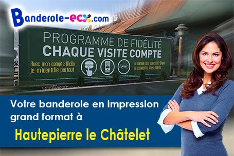 Banderole publicitaire pour vos foires à Hautepierre-le-Châtelet (Doubs/25580)