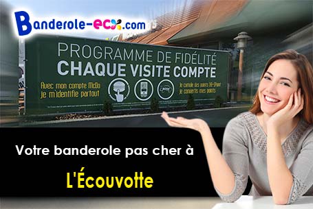 Banderole publicitaire pour vos foires à L'Écouvotte (Doubs/25640)