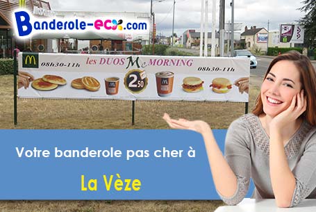 Banderole publicitaire pour vos foires à La Vèze (Doubs/25660)